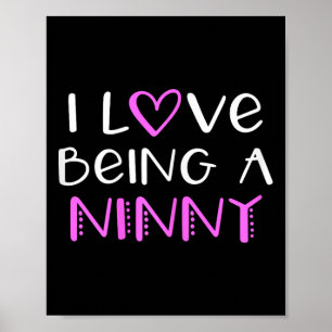 Jag Kärlek är en Ninny Cute Coola Poster
