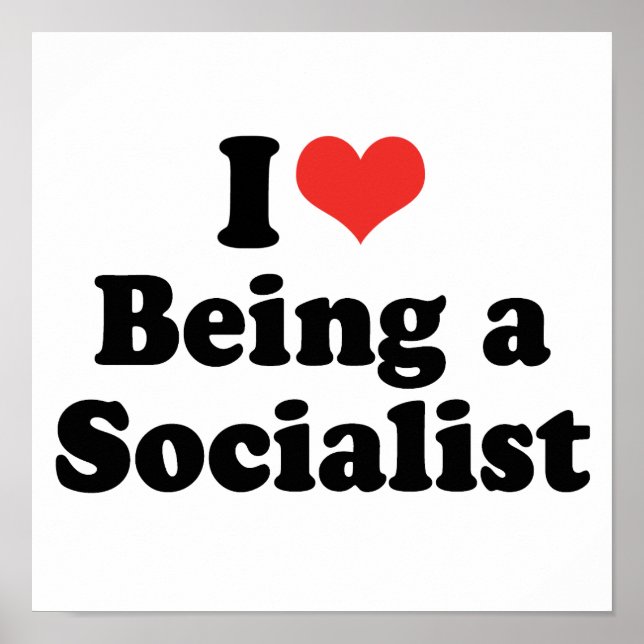 JAG KÄRLEK ÄR EN SOCIALIST - .png Poster (Framsidan)