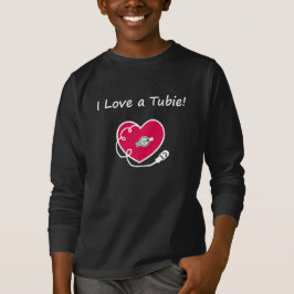 Jag kärlek är en tubie! Tshirt för barn T Shirt