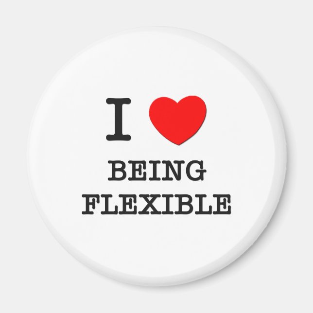 Jag Kärlek är flexibel Magnet (Framsidan)