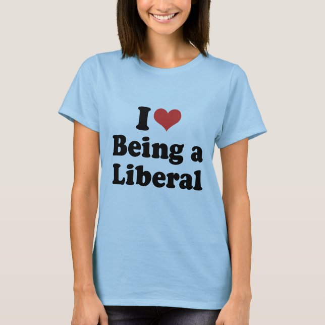 JAG KÄRLEK ÄR LIBERAL - .png T-shirt (Framsida)