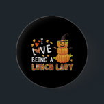 Jag Kärlek är Lunch Dam Halloween Pumpkin Costume Knapp<br><div class="desc">Jag Kärlek är Lunch Dam Halloween Pumpkin Costume</div>