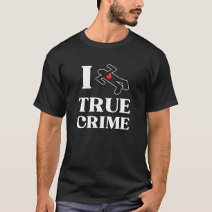 Jag Kärlek är sann brottsling med hjärt- och stenc T Shirt