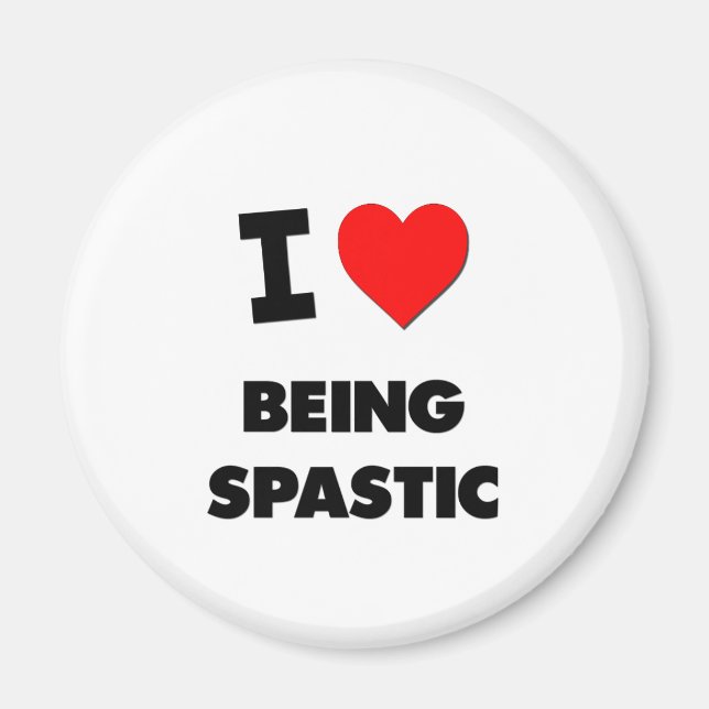 Jag kärlek är spastisk magnet (Framsidan)