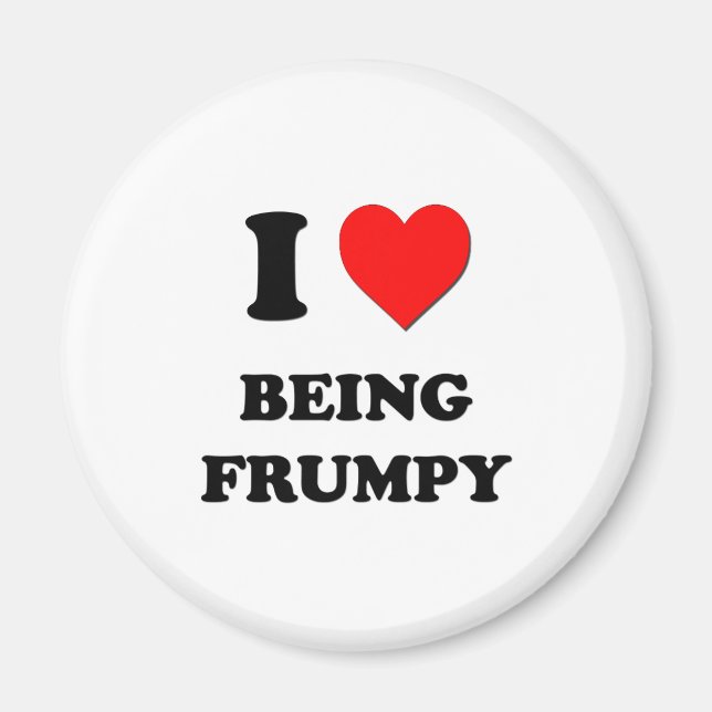 Jag Kärlek är stygg Magnet (Framsidan)