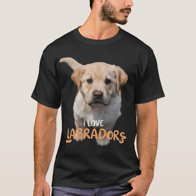Jag kärlek arbetares skjorta för hundälskare. t shirt (Framsida)
