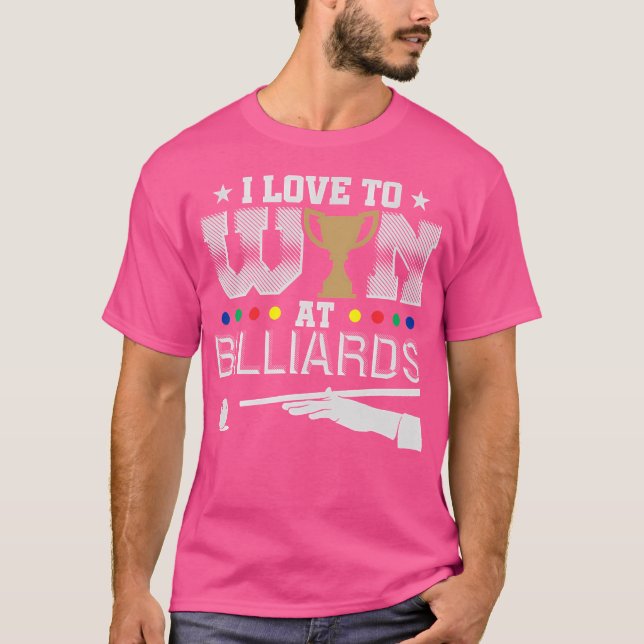 Jag Kärlek att vinna på miljardspel T Shirt (Framsida)