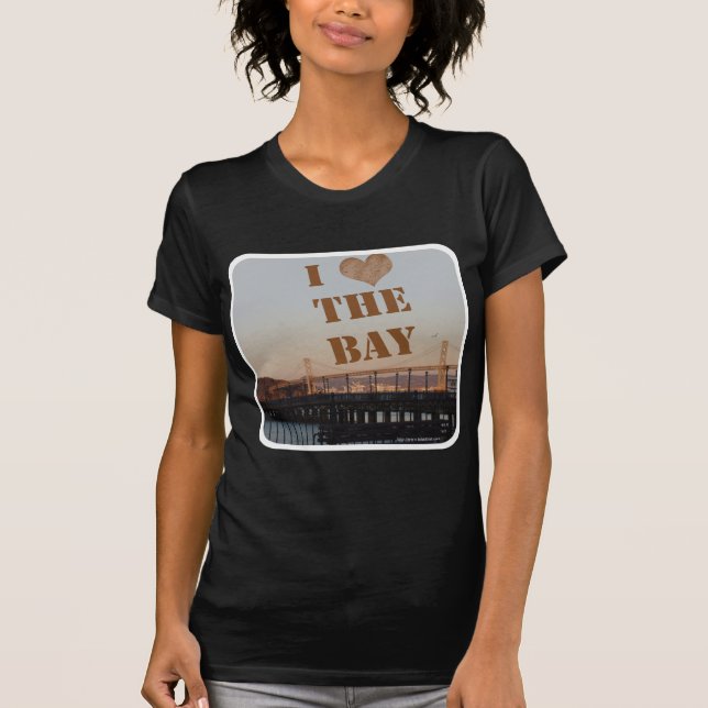 Jag Kärlek Bay! Tee Shirt (Framsida)