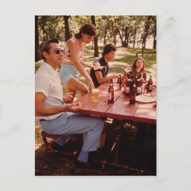 Jag Kärlek Beer! - VINTAGE Vykort (Framsida)