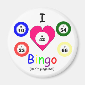 Jag kärlek Bingo, döma inte Magnet
