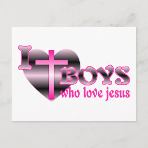 Jag Kärlek Boys Vem Kärlek Jesus Vykort
