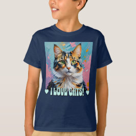 Jag Kärlek Cats! T Shirt