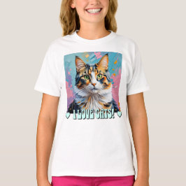 Jag Kärlek Cats! T Shirt