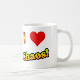 Jag Kärlek Chaos! Kaffe Kopp