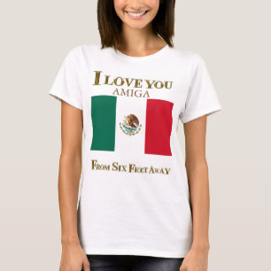 JAG KÄRLEK DIG AMIGA FRÅN SEX FODER BORT T SHIRT