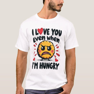 Jag kärlek dig även när jag är hungrig t shirt