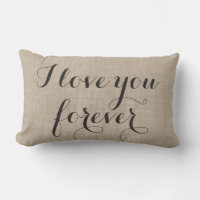 Jag Kärlek dig för Pillow på en knäpp.