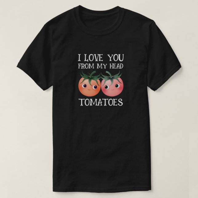 Jag kärlek dig från mitt huvud till mina leksaker  t shirt (Design framsida)