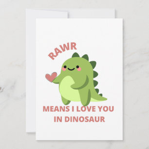 Jag kärlek dig i dinosaur