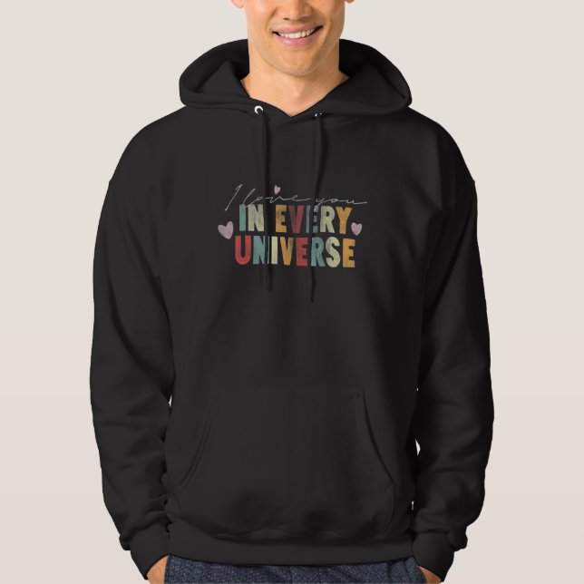Jag Kärlek dig i varje universell cute Hoodie (Framsida)