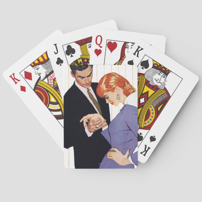 Jag Kärlek dig, Mamma Girl Casinokort (Baksidan)