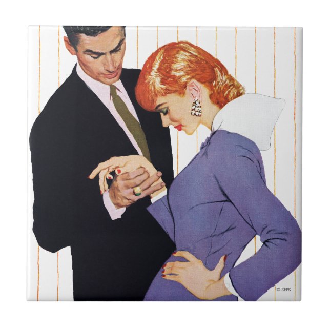 Jag Kärlek dig, Mamma Girl Kakelplatta (Framsidan)