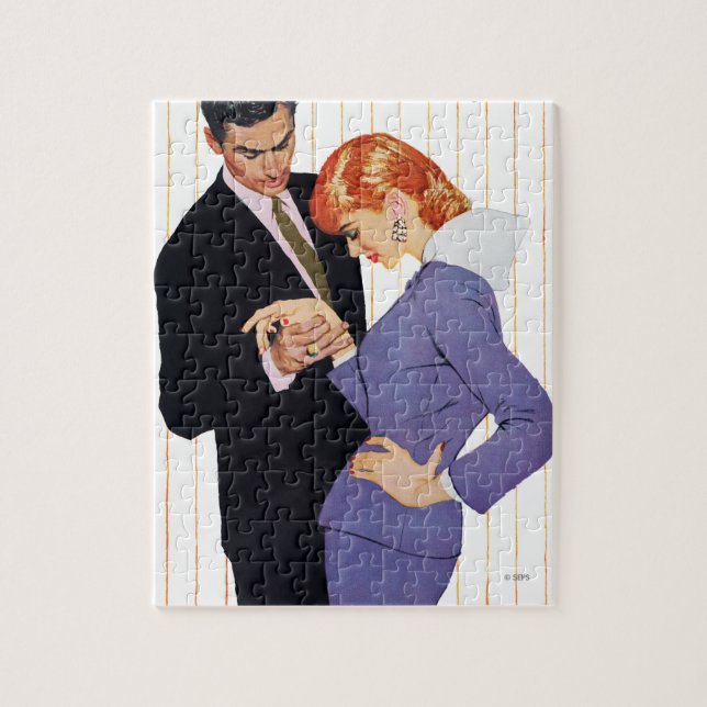 Jag Kärlek dig, Mamma Girl Pussel (Vertikal)