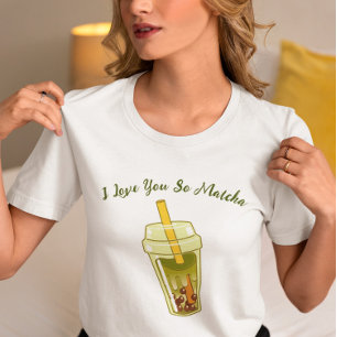 Jag Kärlek dig Matcha, matcha T Shirt