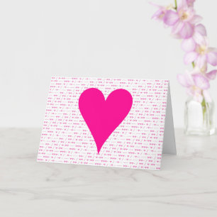 Jag Kärlek dig - morse Code Valentine Day Card Kort
