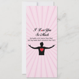 Jag Kärlek dig så mycket Julkort