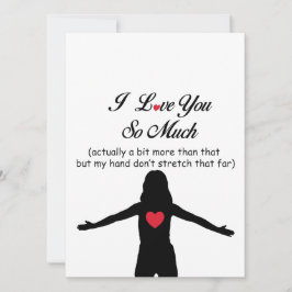 Jag Kärlek dig så mycket Julkort
