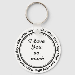 Jag kärlek dig så mycket, Varg par Nyckelring