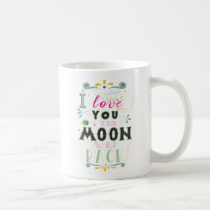 Jag Kärlek dig till Måne och tillbaka Kaffemugg