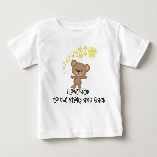 Jag Kärlek dig till Stjärnan och tillbaka Baby T-S T Shirt (Framsida)