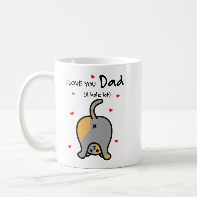 Jag kärlek din pappa mugg shirt (Vänster)