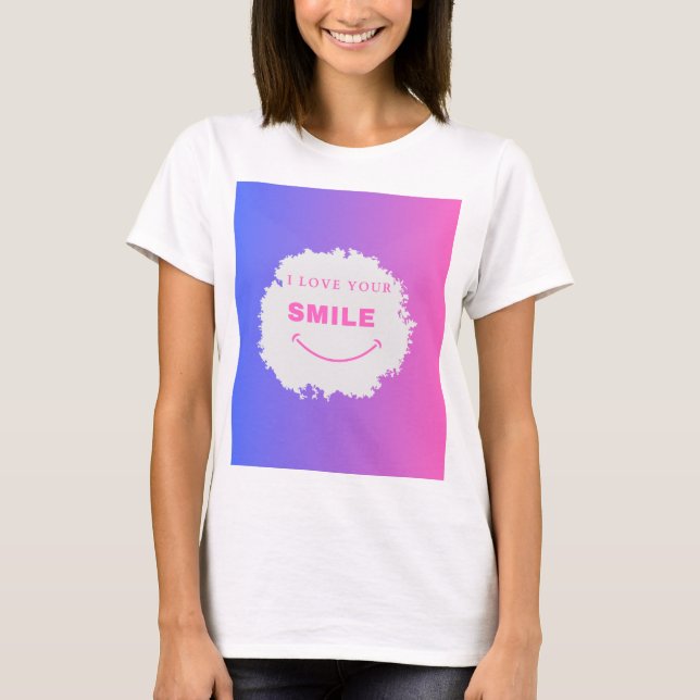 JAG KÄRLEK DIN SMILE T SHIRT (Framsida)
