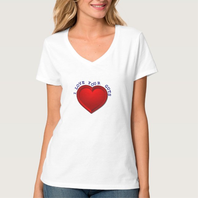 Jag Kärlek dina magar Tee Shirt (Framsida)