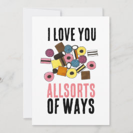 Jag Kärlek, du allar av Alla hjärtans dag Party Inbjudningar