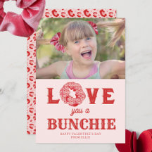 Jag Kärlek du är en Bunchie Punny Valentine
