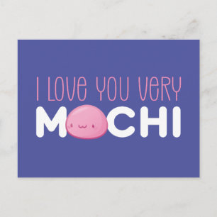 Jag Kärlek, du är mycket Mochi Cute Funny Valentin Vykort
