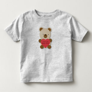 Jag Kärlek du Beary Mycket Cute Nalle T Shirt