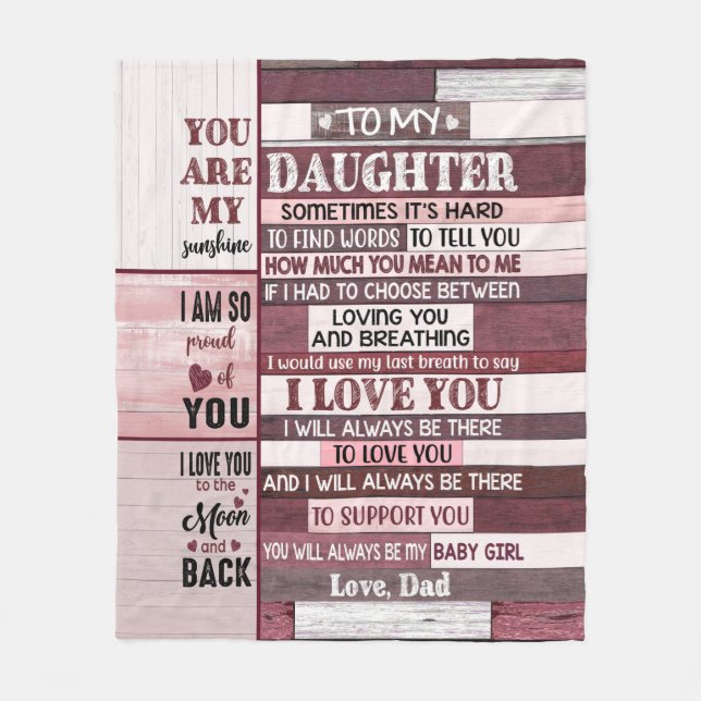 Jag Kärlek, du.. Fleecefilt (Framsidan)