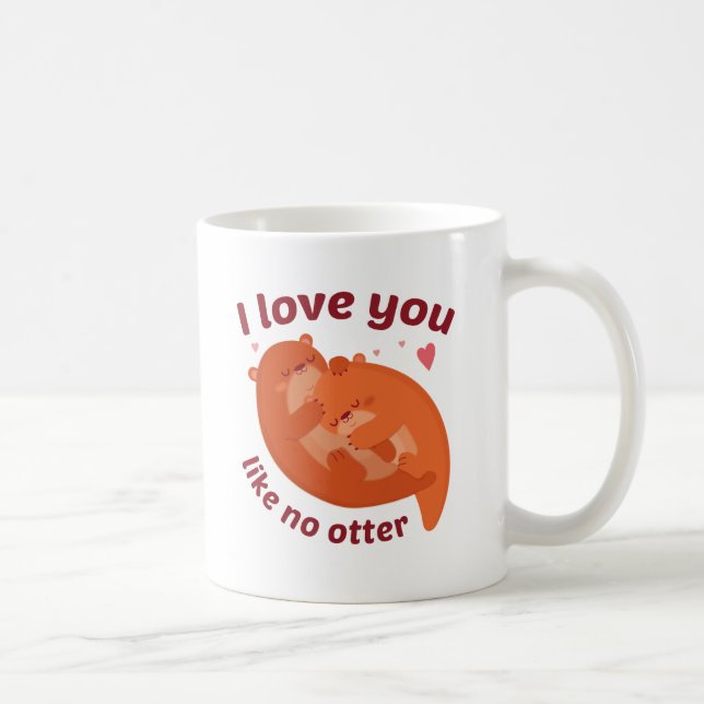 Jag Kärlek du gillar inget mer Kaffemugg (Höger)