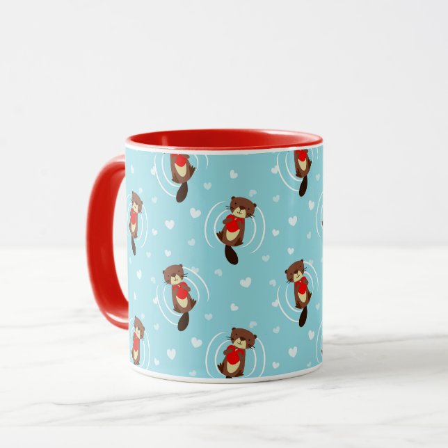 Jag kärlek du gillar inte Otter Mugg (Framsida vänster)