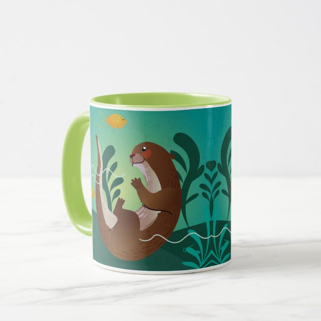 Jag kärlek du gillar inte Otter Mugg (Framsida vänster)