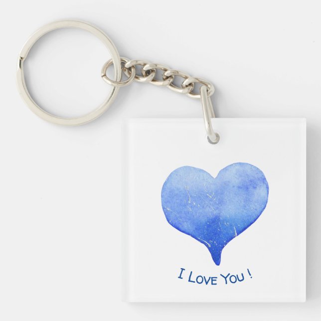 Jag Kärlek du klär dig för blått hjärta Valentine (Framsidan)