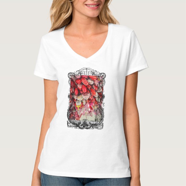 Jag Kärlek, du och Måne och tillbaka med Ram T Shirt (Framsida)