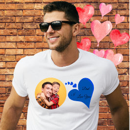 Jag kärlek du Pappa Fars dag Gift Photo T Shirt
