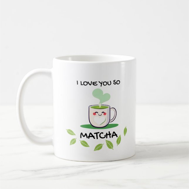 Jag Kärlek du så Matcha Mugg (Vänster)