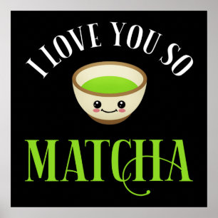 Jag Kärlek du så Matcha Poster